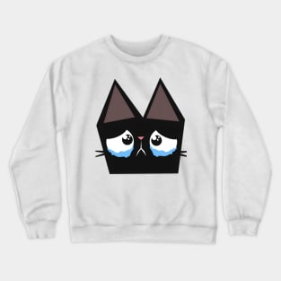 vintage-cat-cry Crewneck Sweatshirt